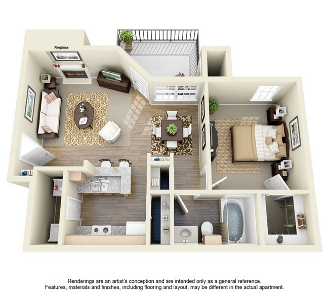 Floorplan - Bentley Place Apartments