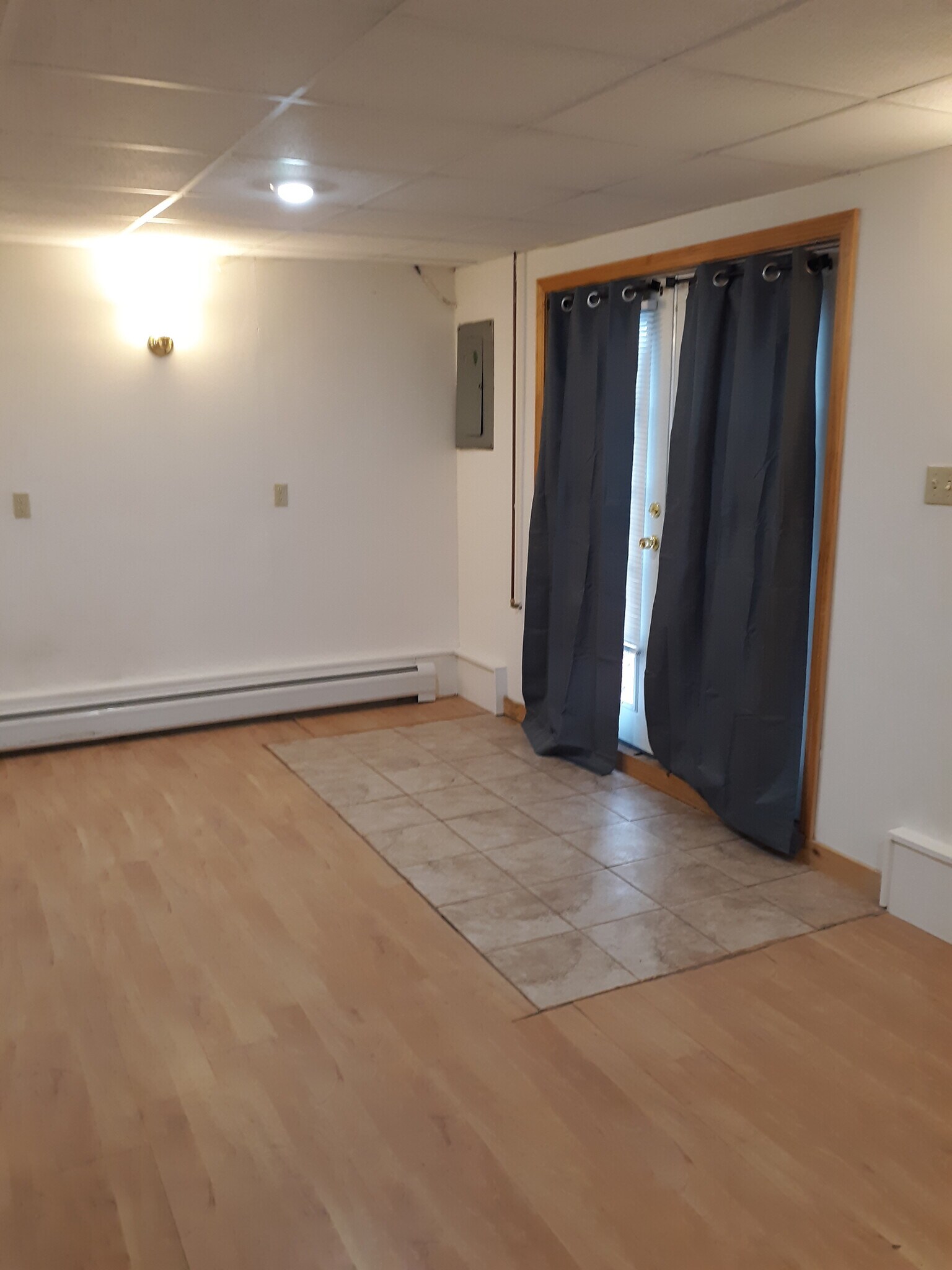 2nd exit off downstairs livingroom - 92 Smithfield Rd