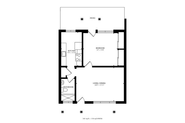 Floorplan - 2554 E 16th Street