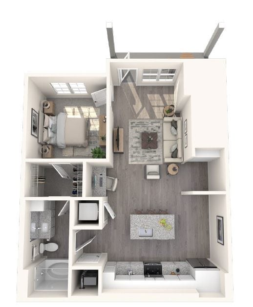 Floorplan - Populus Westside Apartments