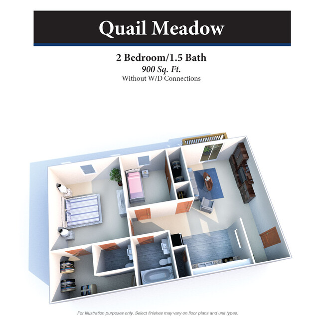 Floorplan - Quail Meadow Apartments