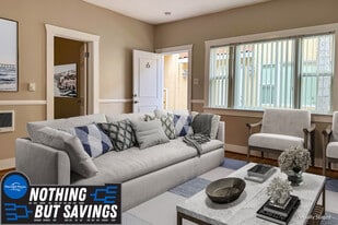 1X1 - Living Room - 616 Apartments