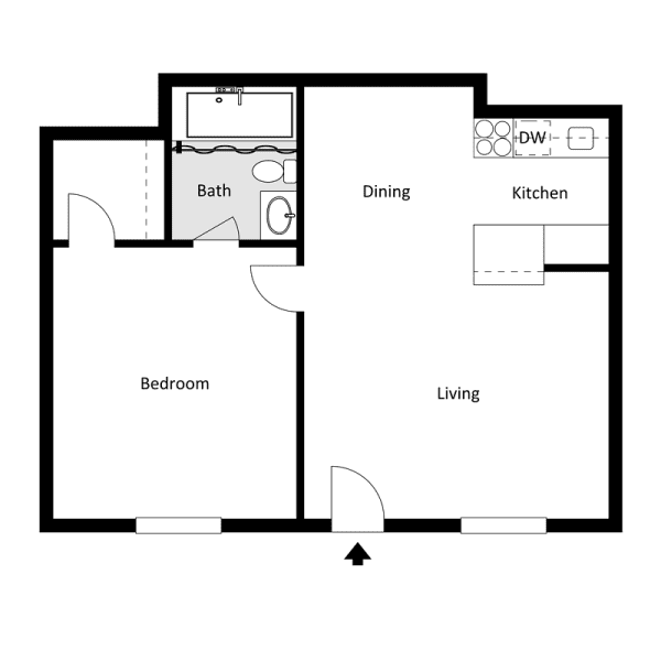 Floorplan - Southwest Apartments