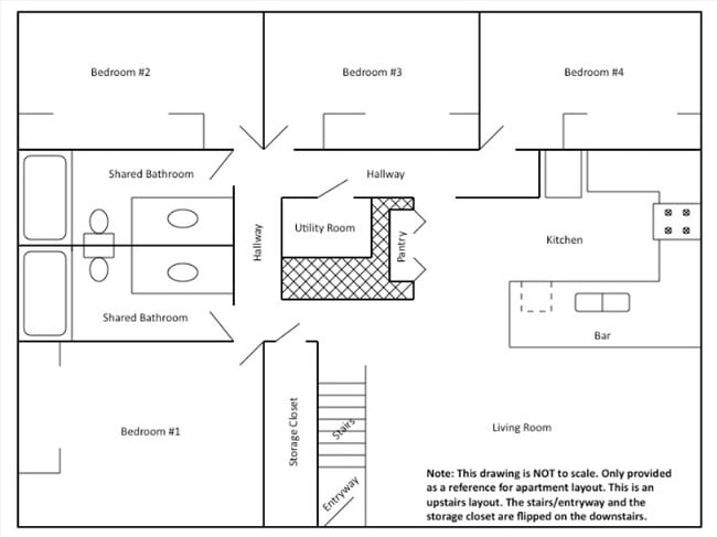 Floorplan - Brooklane Apartments
