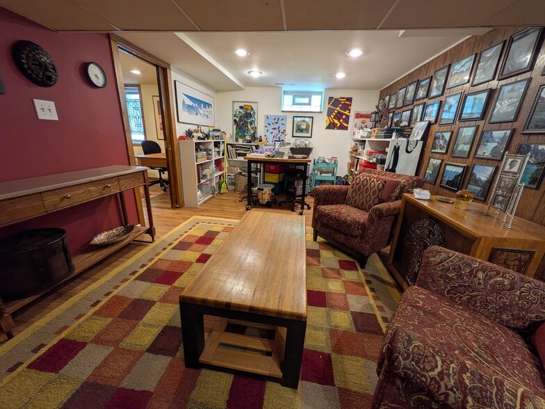 Lower level main room ( personal fridge not shown) - 396 Beacon Ave