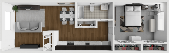 Floorplan - Fox Hill Apartments