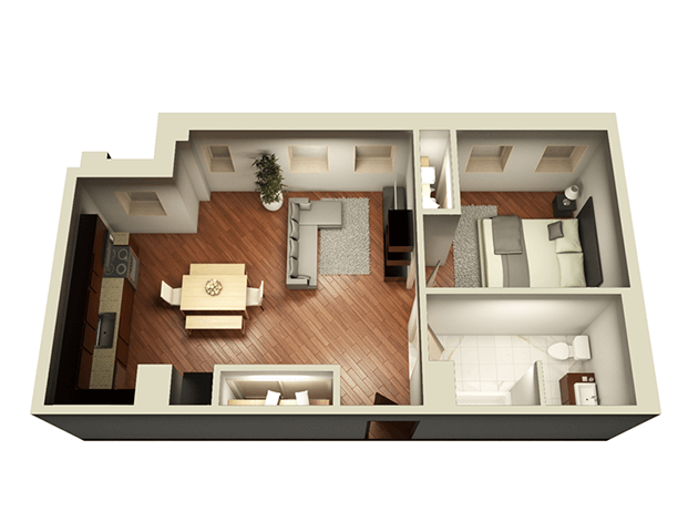 Floorplan - Somerset Place Apartments