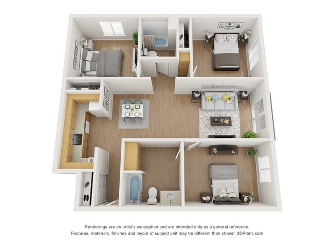 3X2 - River Rock Apartments