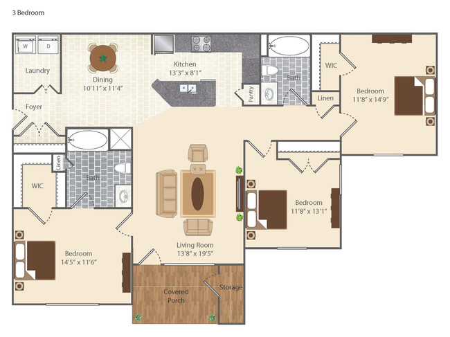 Floorplan - The Heights at McArthur Park