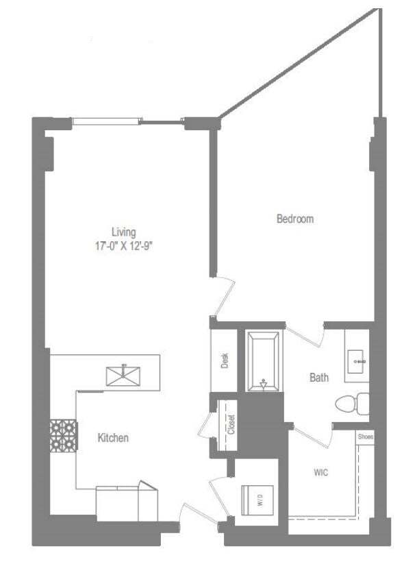 Floorplan - 1000 Speer by Windsor
