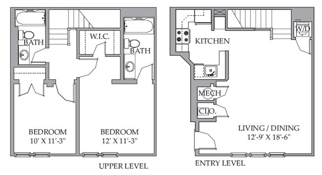 2BR/2BA - Polk Court Apartments