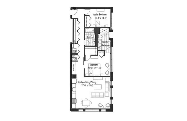 Floorplan - 13thirteen Randolph Street Lofts