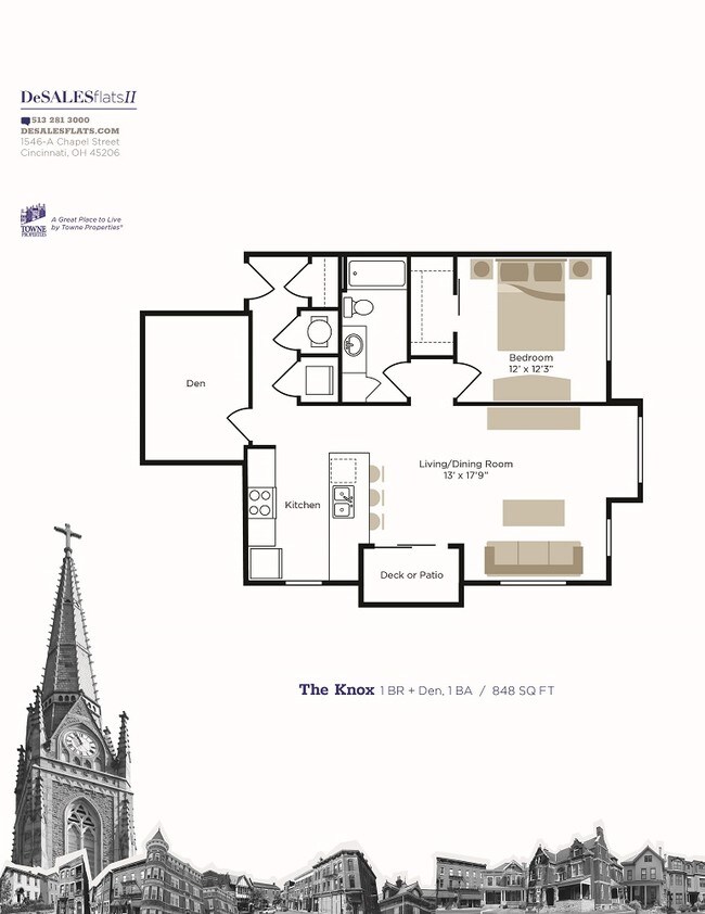 Floorplan - DeSales Flats Apartments*