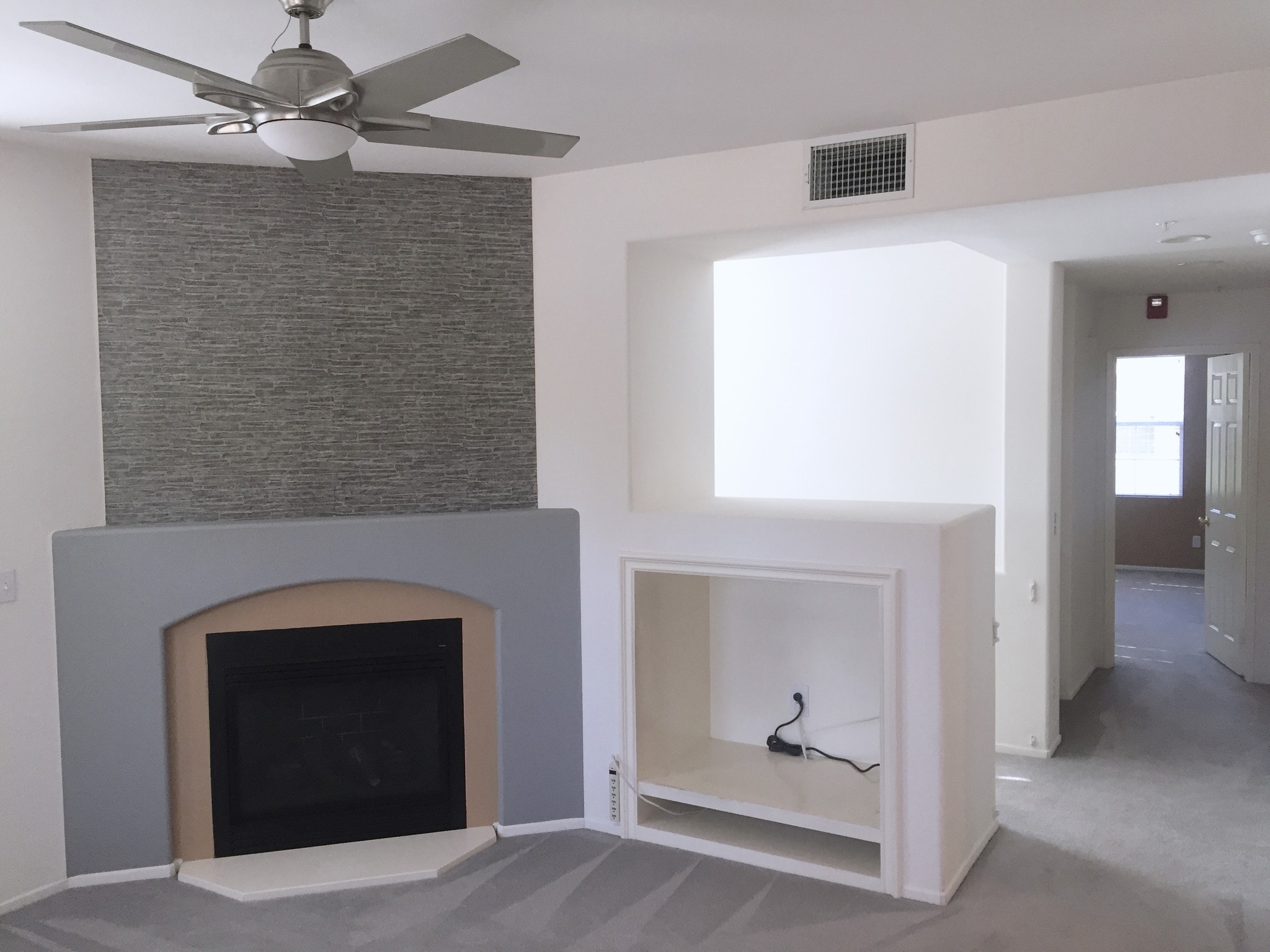 Living Room Fireplace/TV Cabinet - 28204 Canterbury Ct