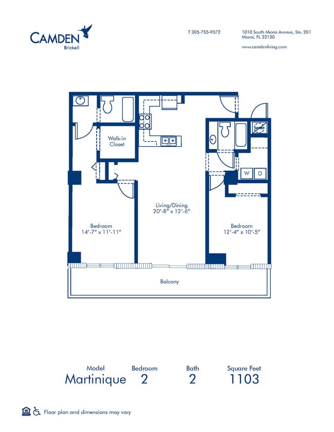 Floorplan - Camden Brickell