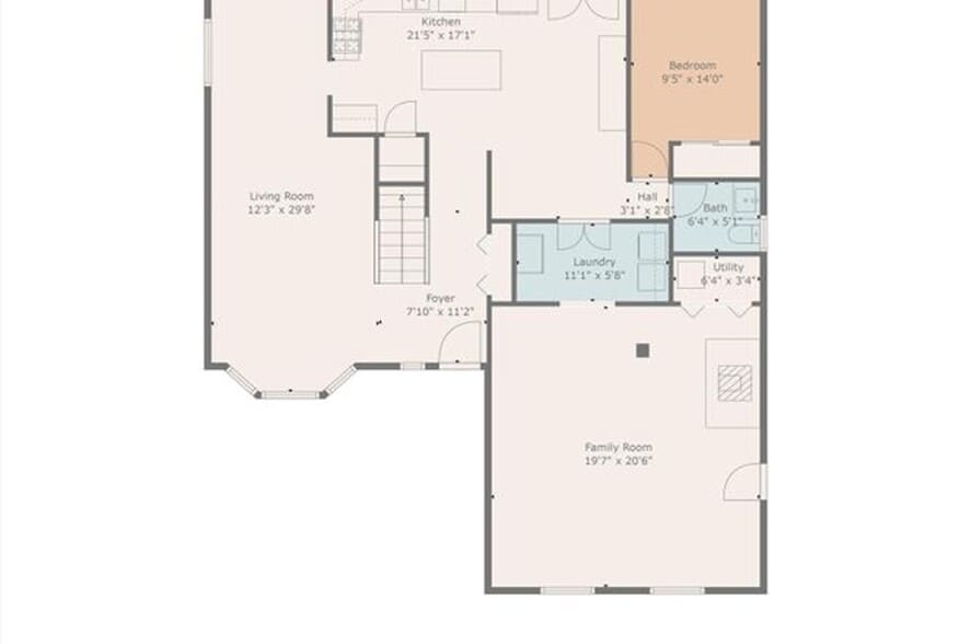First floor layout - 4309 236th St E