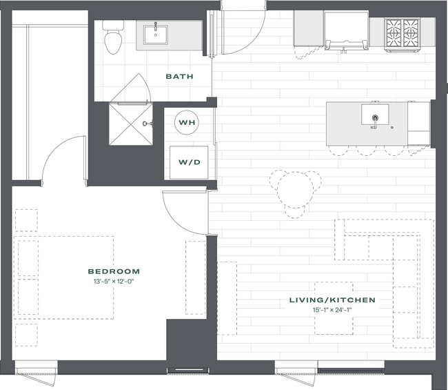 Floorplan - Triangle Square