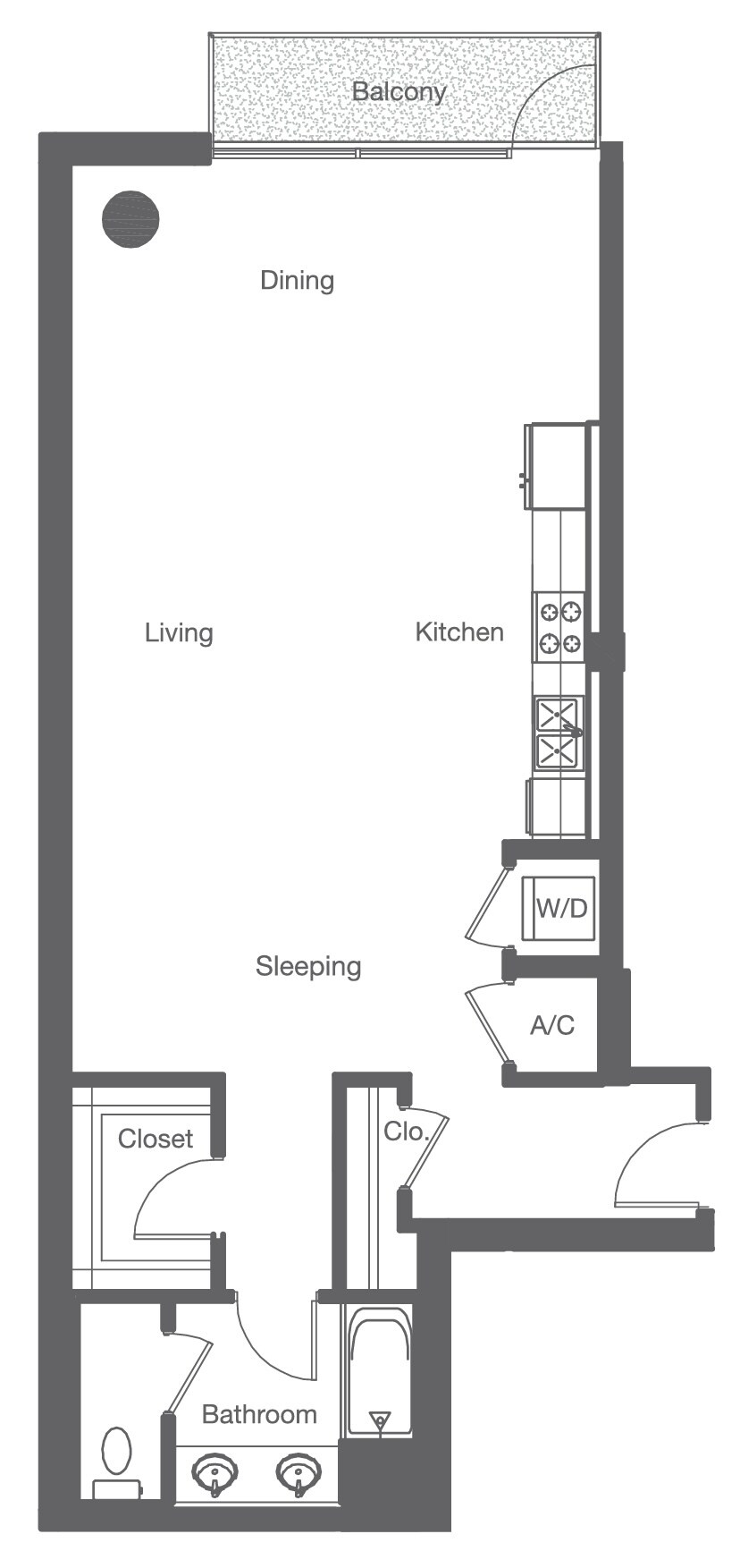 Floor Plan - 608 S 3rd St