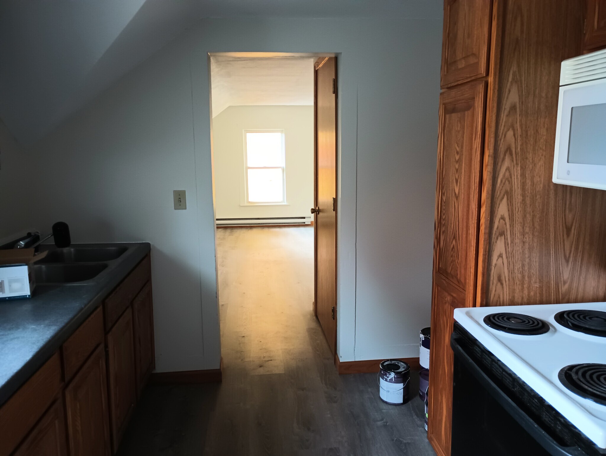 Living room from Kitchen - 615 Lake St
