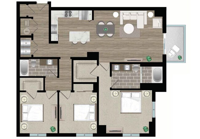 Floorplan - Olympus Harbour Island