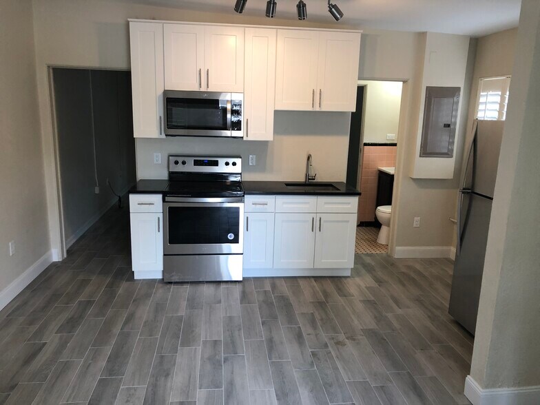 Kitchen is open to the Living space - 2306 E Central Blvd