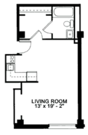 Studio - Vue at 3rd Street