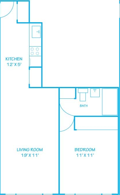 1BR/1BA - Knickerbocker Apartments