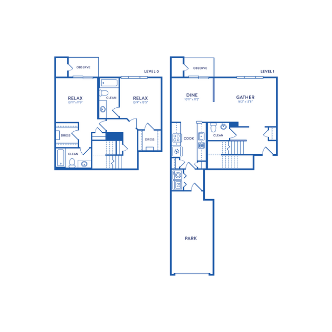 Floorplan - Huntington Townhomes