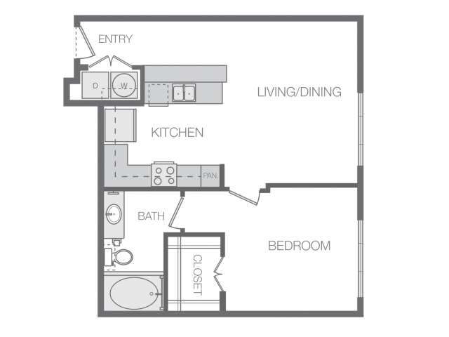 Floorplan - Hanover Rice Village