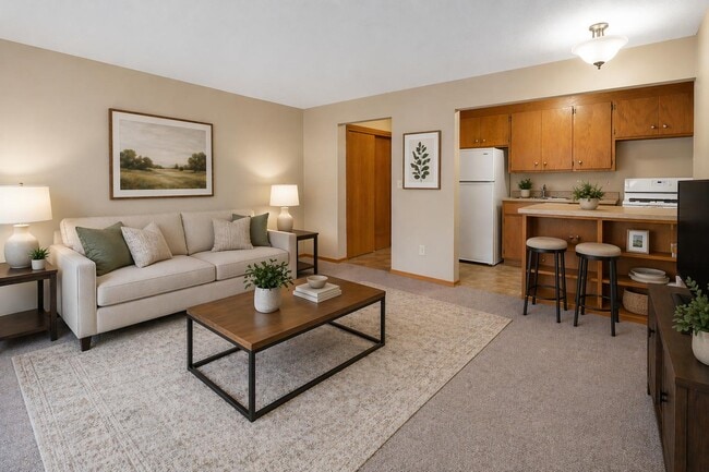 Furnished Living Room - Lyndale Gardens