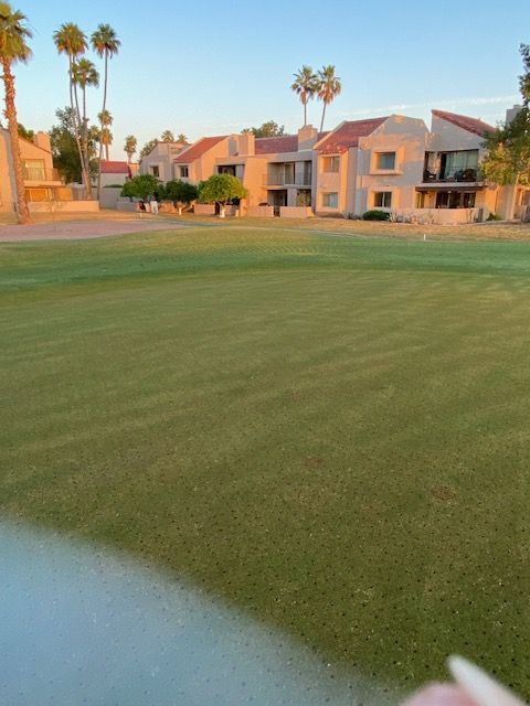 5th Green View Towards Subject Condo - 7348 N Via Camello del Norte