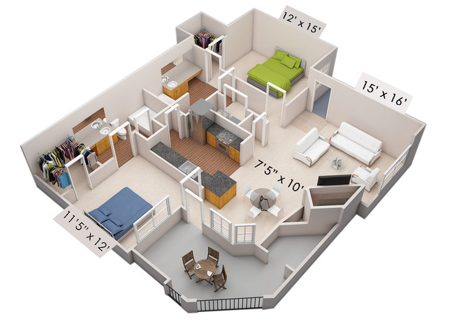 Floorplan - Lexington at Valley Ranch