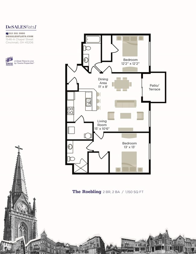 Floorplan - DeSales Flats Apartments*