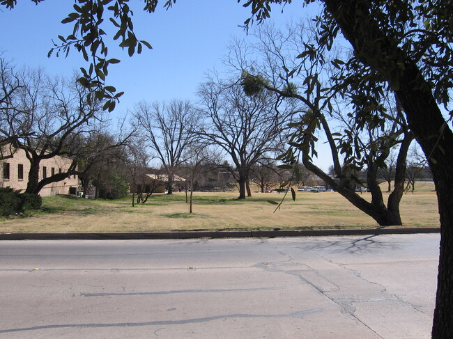 View out front of park and Concho River - 326 W Concho Ave