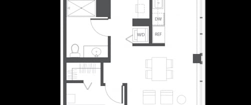 Floor Plan 01 - Webster Square Apartments