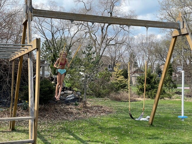 backyard summer swing - 1700 N Windsor Dr