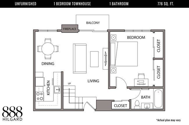 Floorplan - 888 Hilgard