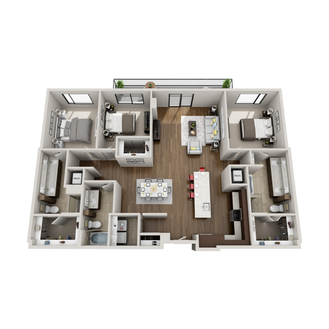 C1 floor plan - Hayworth