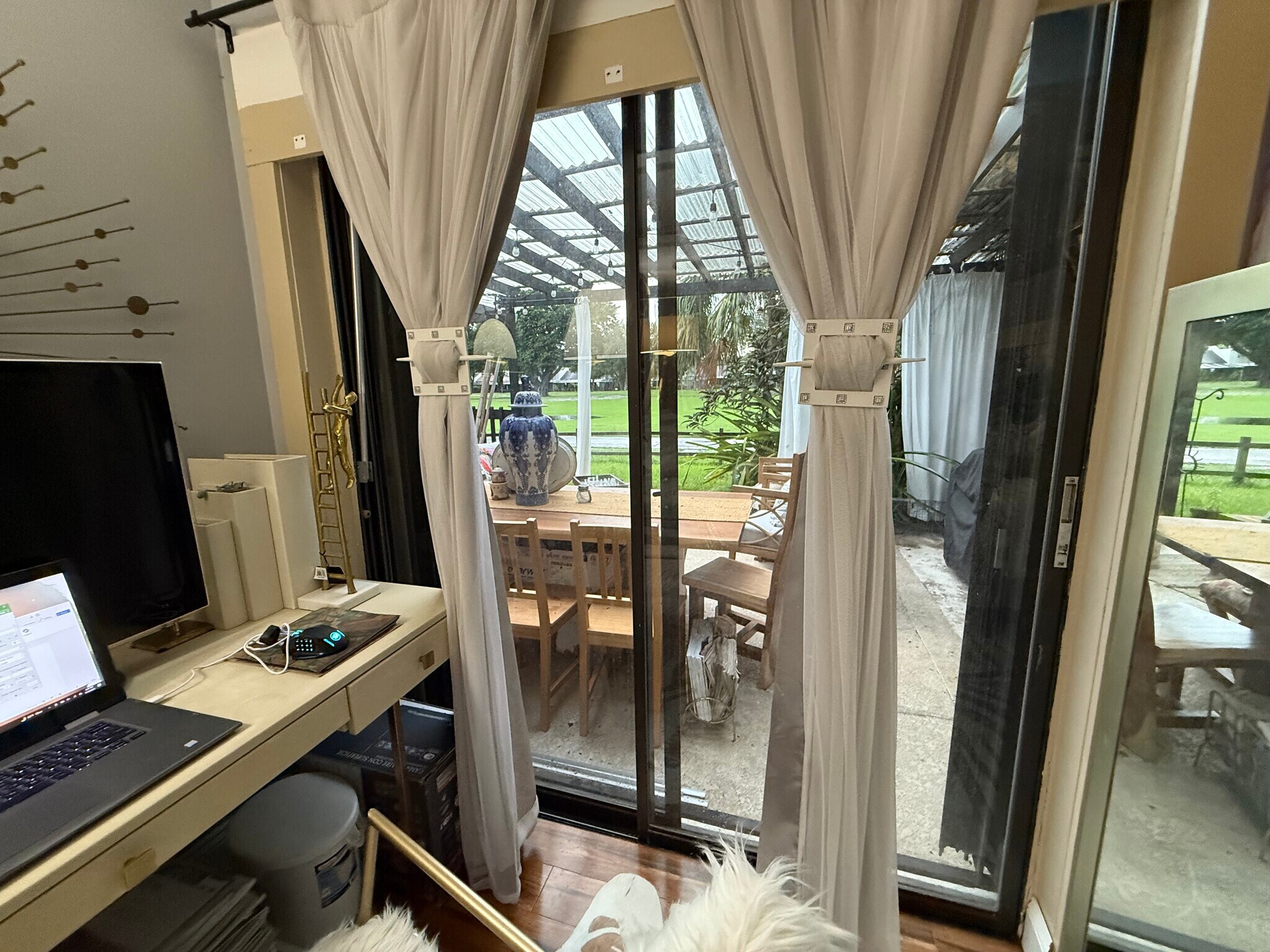 Outdoor Patio from Master Bedroom - 1420 W Sandpiper Cir