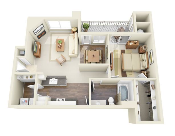 Floorplan - Lambertson Farms Apartment Homes