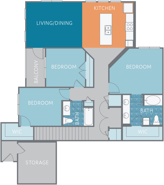Floorplan - Watermark at Steele Crossing