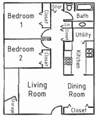 2BR/1BA - Gorman Place