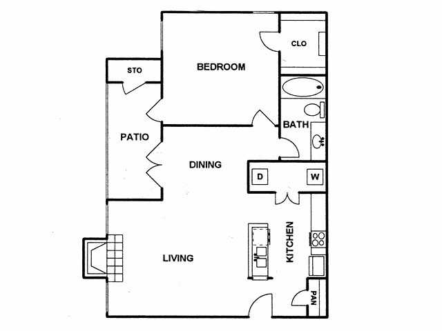 1BR/1BA - West Oaks Landing