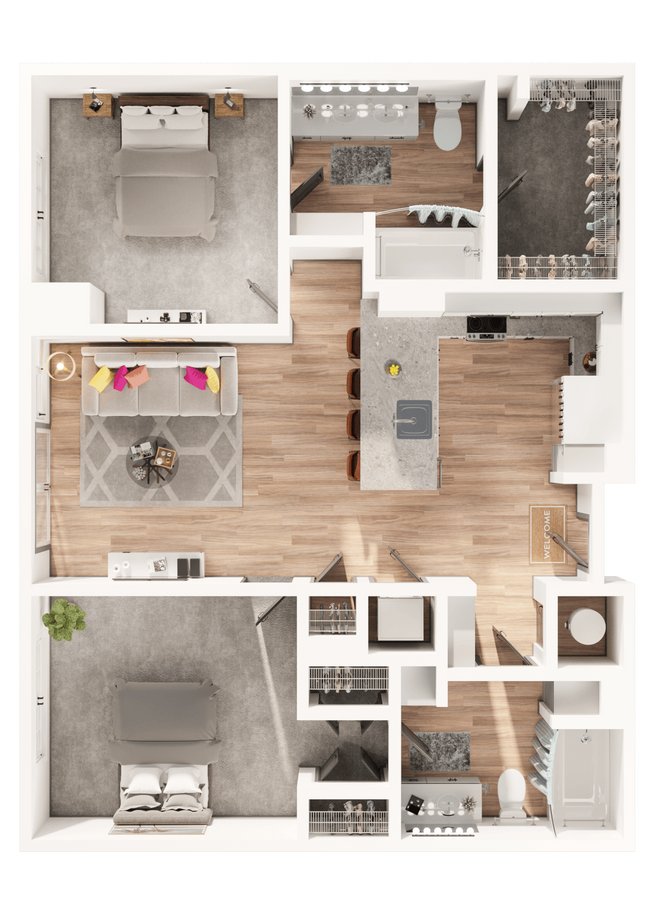 Floorplan - Arapahoe Square Apartments