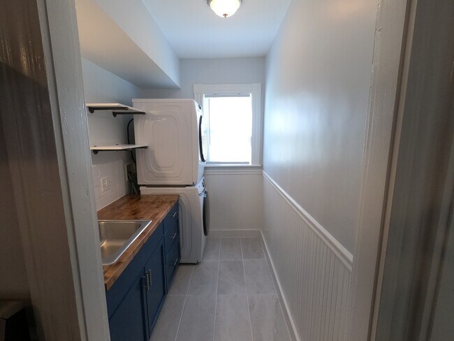 Galley Style Pantry with Brand New Washer/Dryer - 11 Mt Vernon St