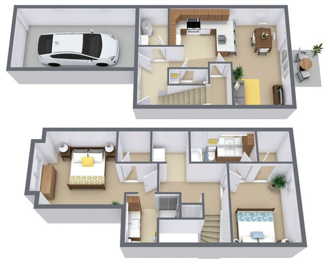 Floorplan - Townhomes at Mallard Creek