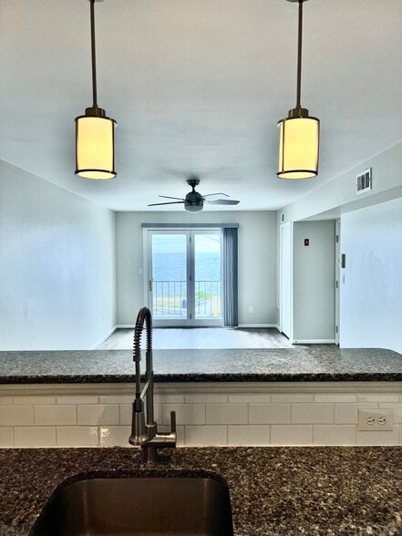 View from the kitchen - 215 Beach St