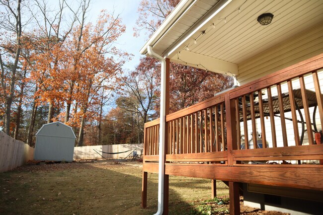 Fully Fenced in Backyard - 203 Paris View Dr