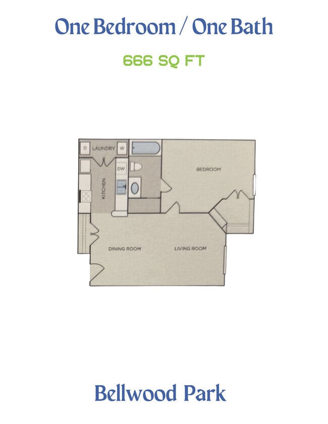 Floorplan - Bellewood Park Apartments