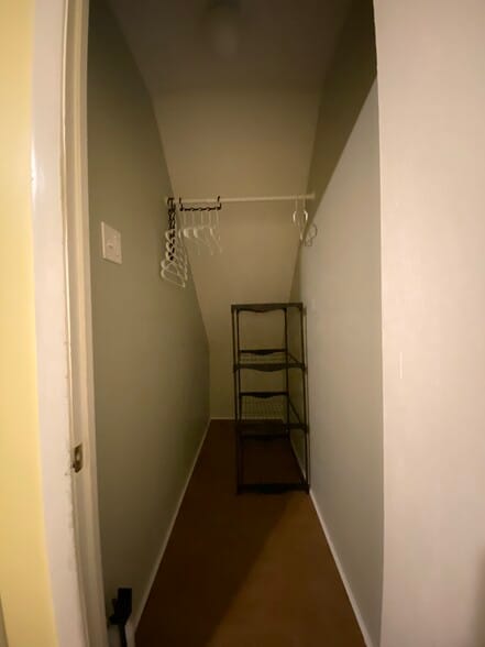 Walk-in under stairs closet - 8371 Stationhouse Ct